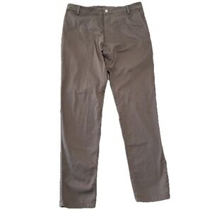 Birddogs Boom Chino Pants Mens 32x32* Gray Stretch Mid Rise Built-in Lined Golf